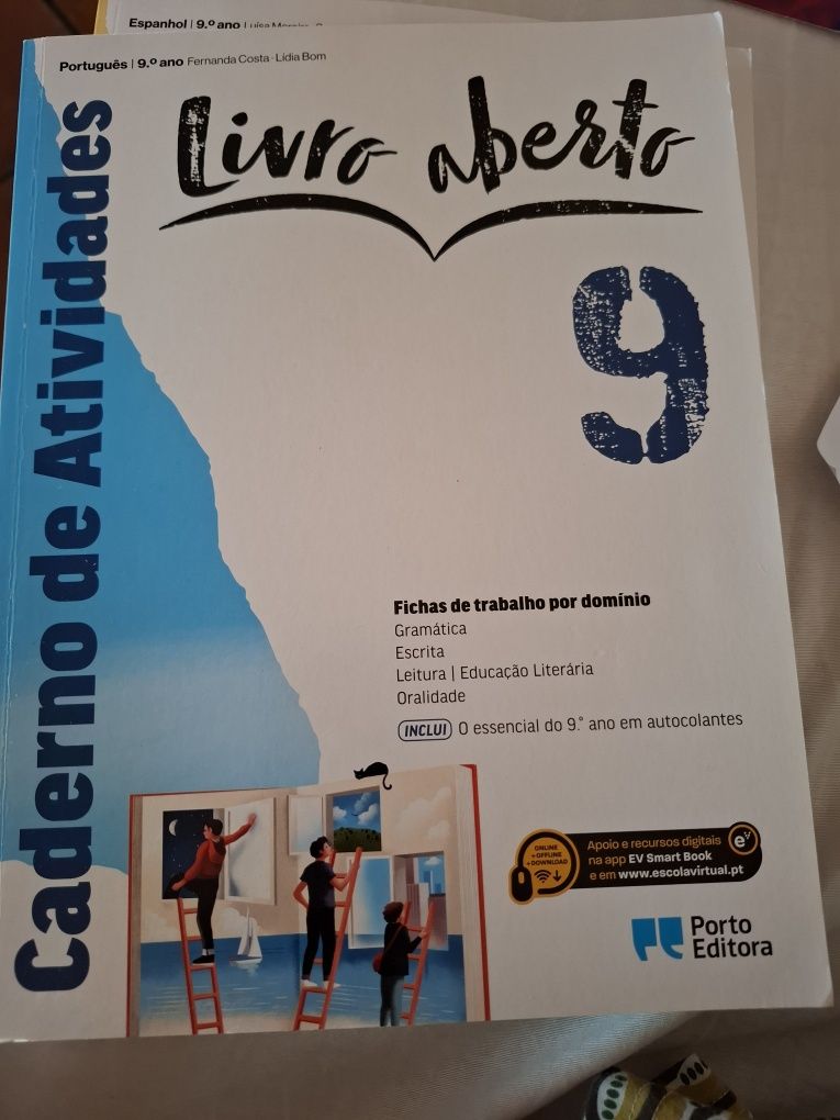 Livro aberto  caderno de actividades 9° português
