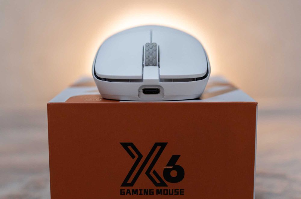 Миша Motospeed Darmoshark X6 MAX, M5 PRO 8K ресивер, PAW3950, 43 грами