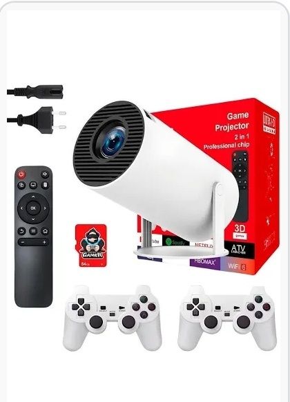 Портативний проектор smart  Android 11 M300 max pro Cube 4K
