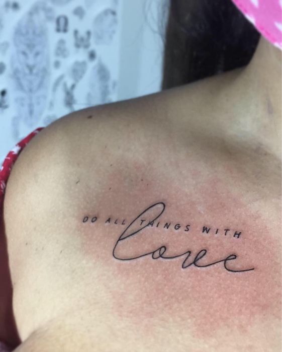 Tattoo fine line