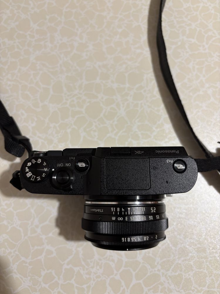 Aparat Panasonic Lumix GX800 + Obiektyw TTArtisan 25/2