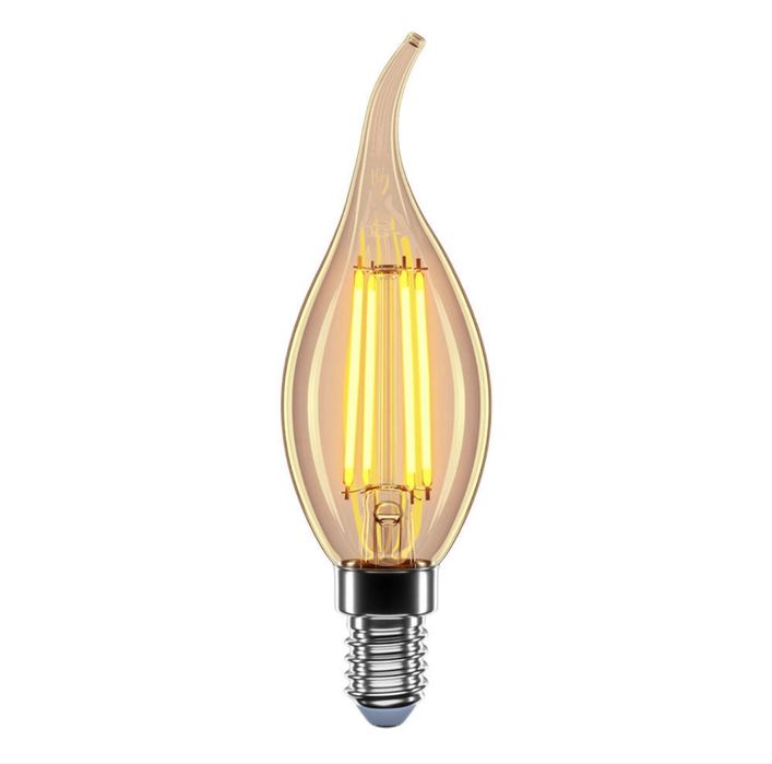 Філаментна ретро лампочка E14 LED-лампа VELMAX Filament 4W 2200 K