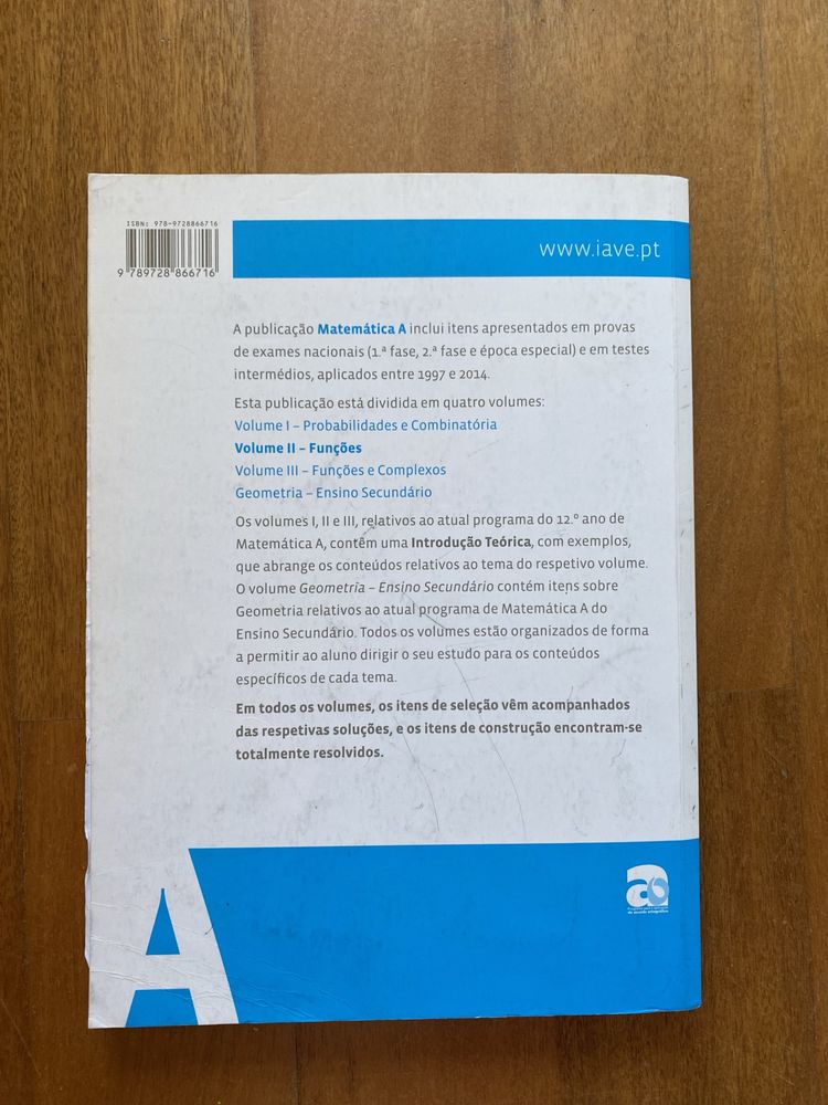 Livro IAVE Matemática A 12º ano Vol. 2