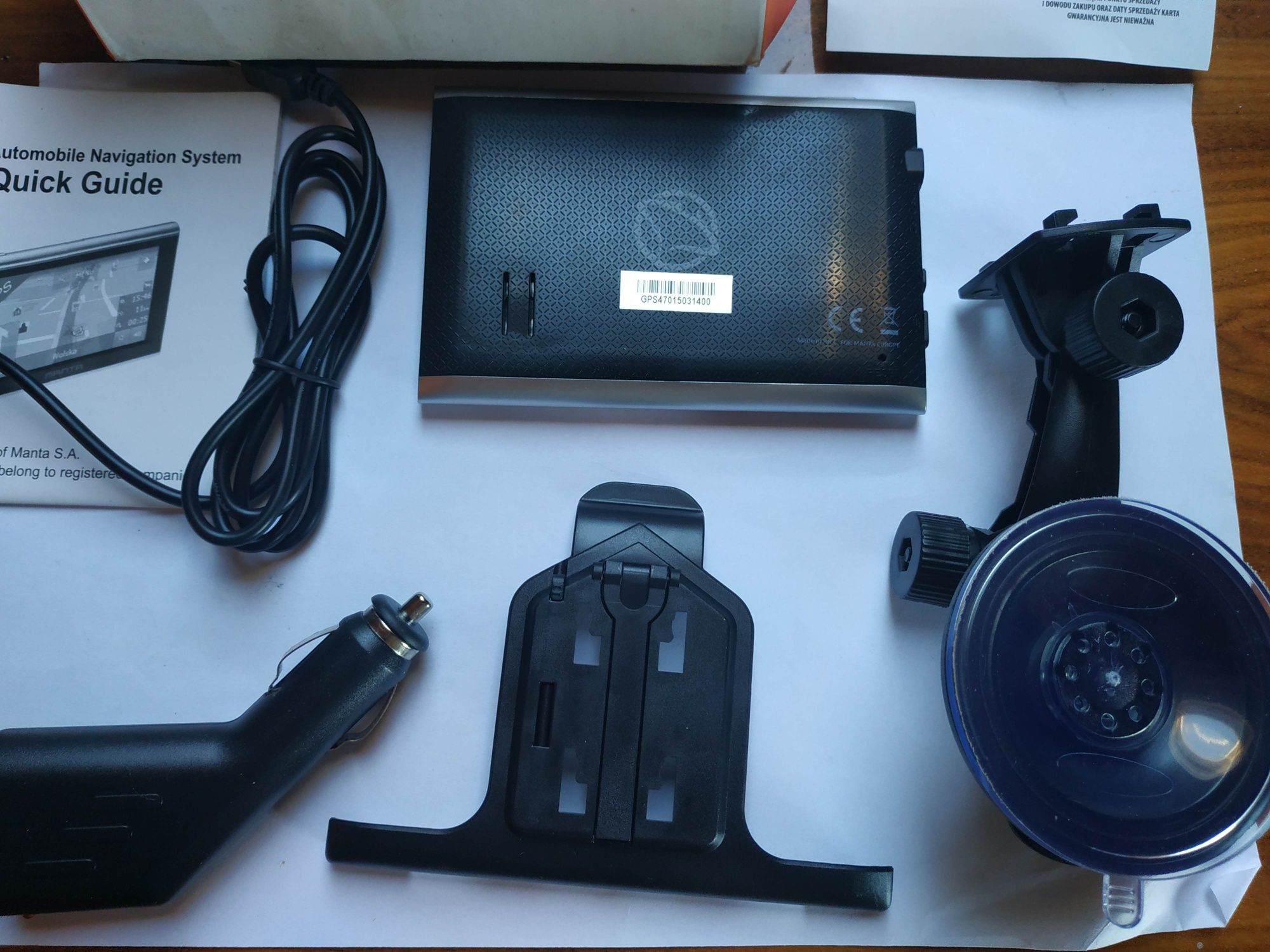 Nawigacja Manta  GPS 470 Navigation