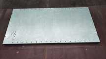 Półka 100cm / 50cm półki pełna ocynk blacha 100/50