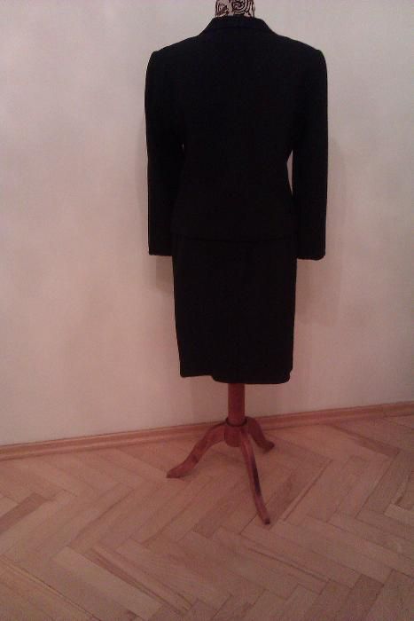 GARSONKA -Kostium MONTEGO - Żakiet + Spódnica - Czarny