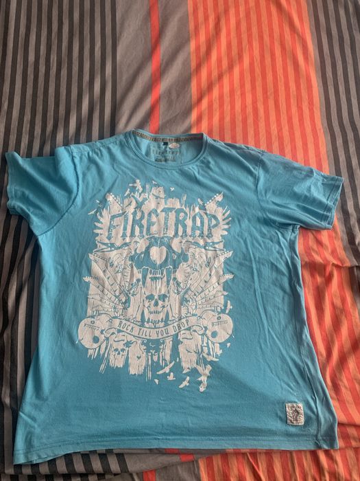 Футболка вінтажна firetrap sk8 (не tapout, fubu, affliction, animal,)