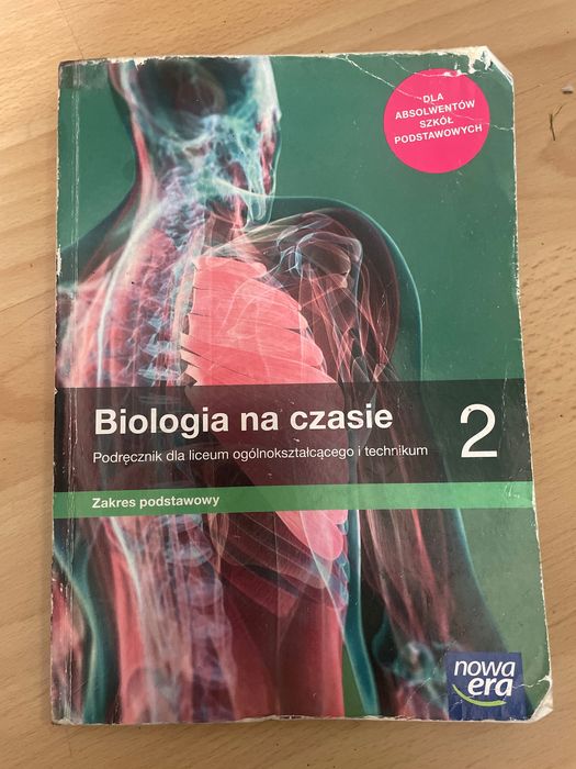 Książka do biologii do klasy 2 „Biologia na czasie”