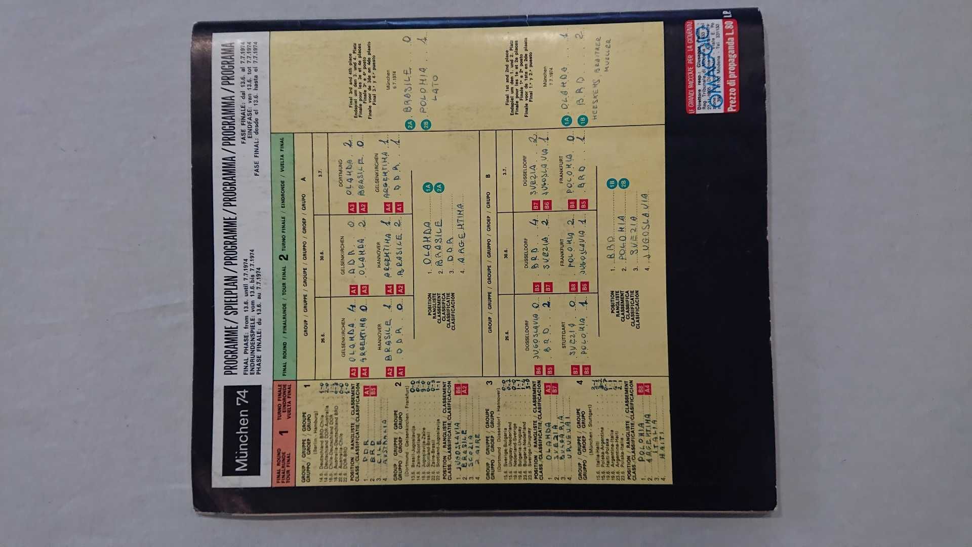 Caderneta Munchen 74 - PANINI