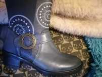 Buty Botki Firmy Desigual Rozmiar 39 Skóra naturalna Nowe