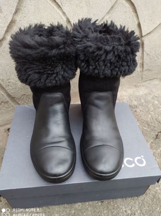 Ecco 36 чоботи на дівчинку зимові сапоги черевики ботинки взуття ессо