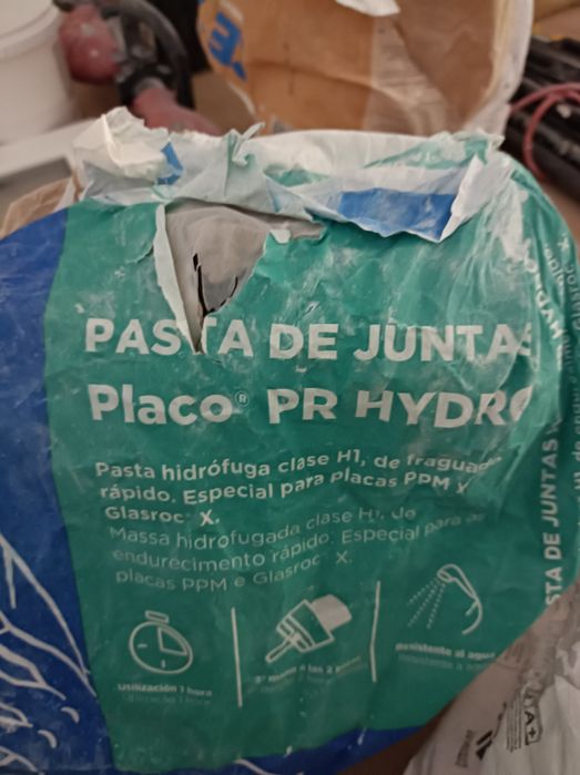 Massas para placas de gesso cartonado