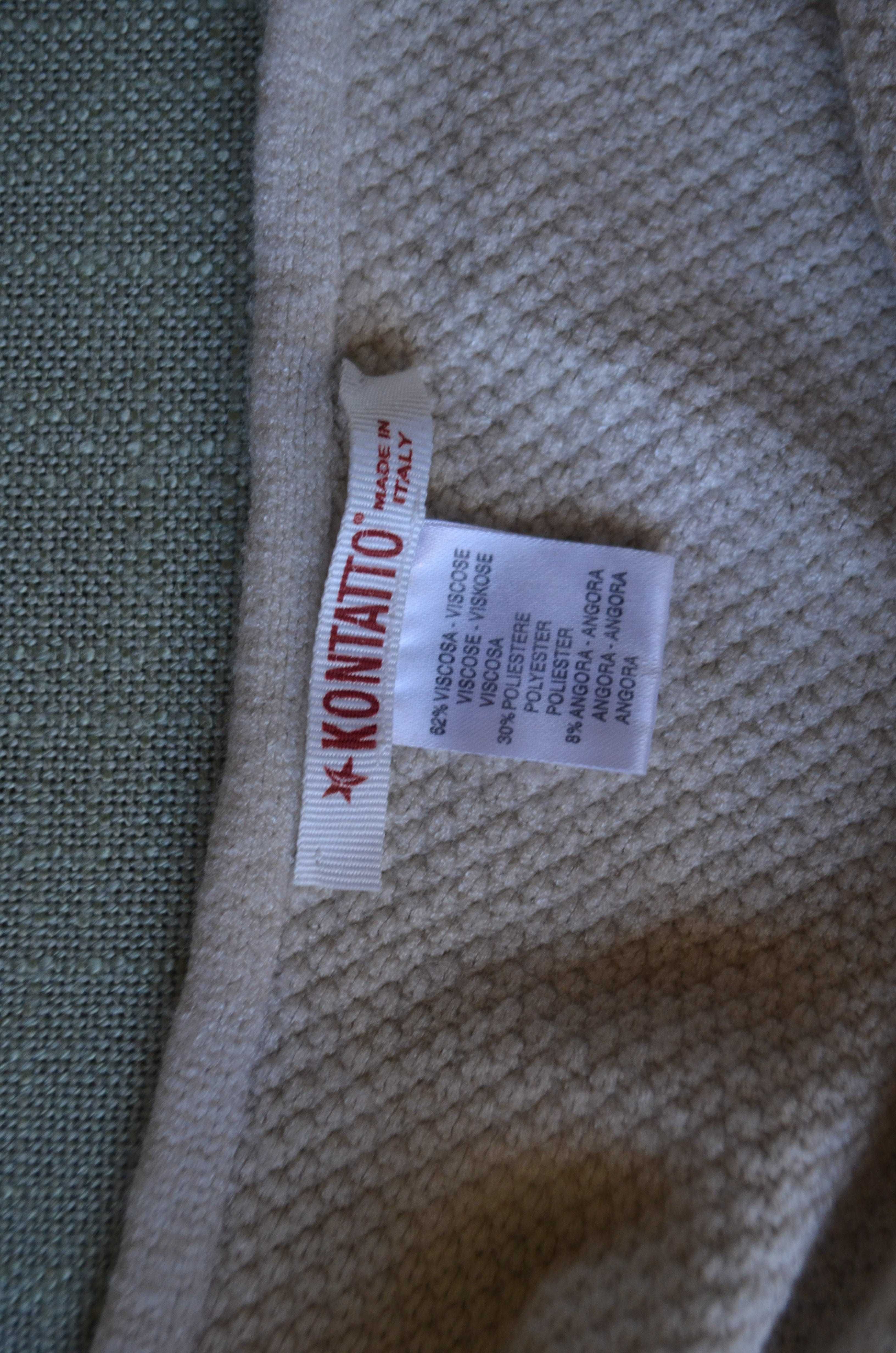 sweter asymetryczny włoski M/L