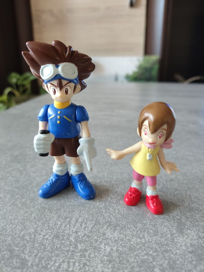 Digimon Bandai Kari Tai figurki z kultowej japońskiej kreskówki mangi