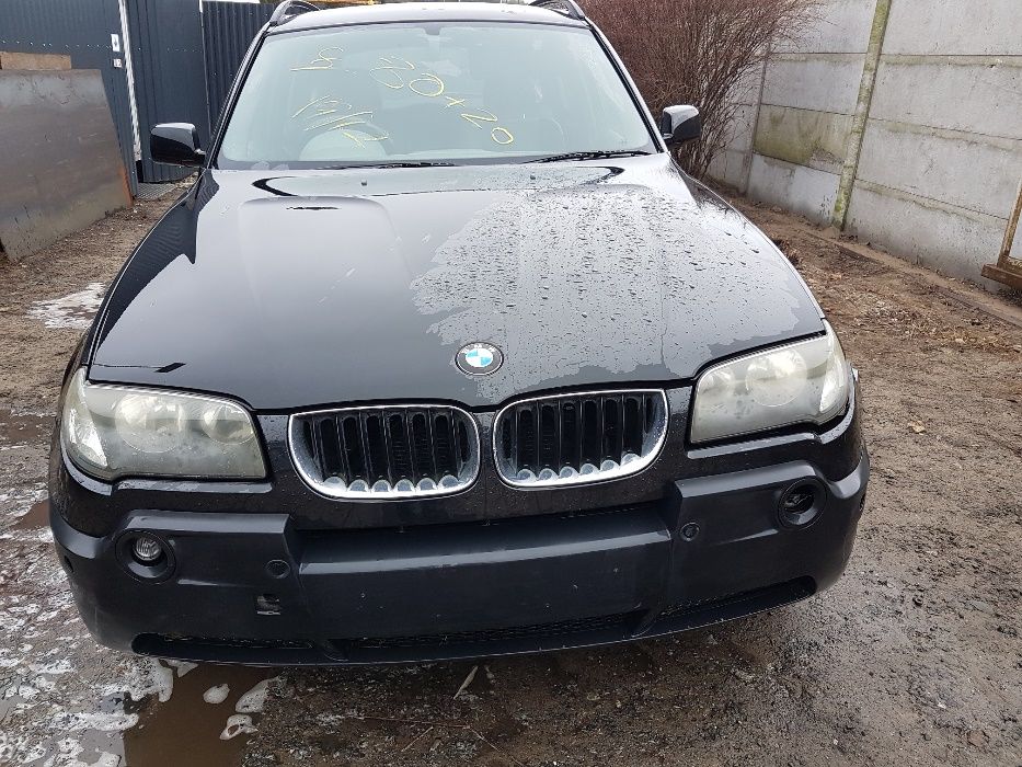 Maska błotnik zderzak drzwi BMW X3 E83 black sapphire metallic