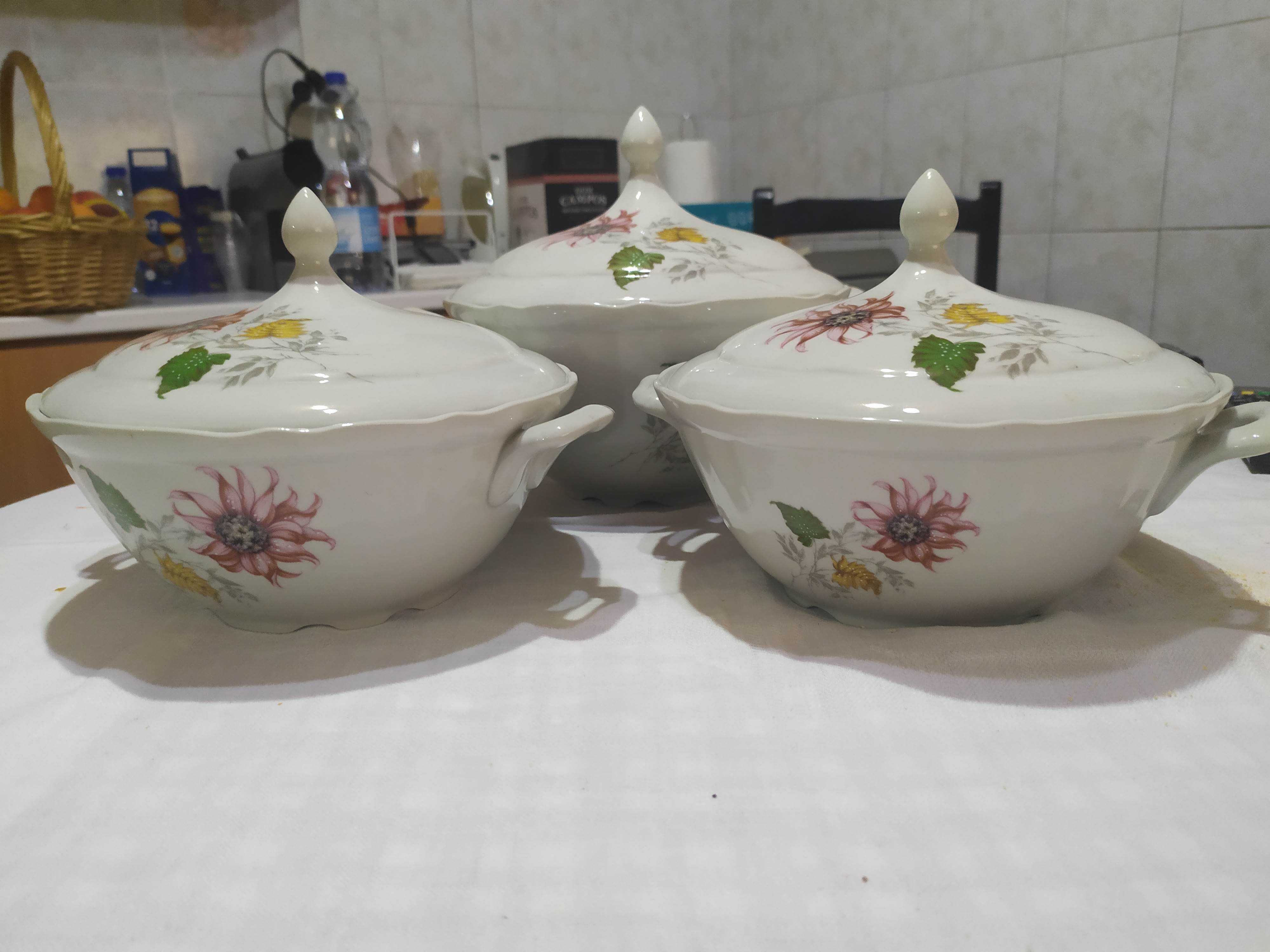 Terrinas de porcelana de coimbra