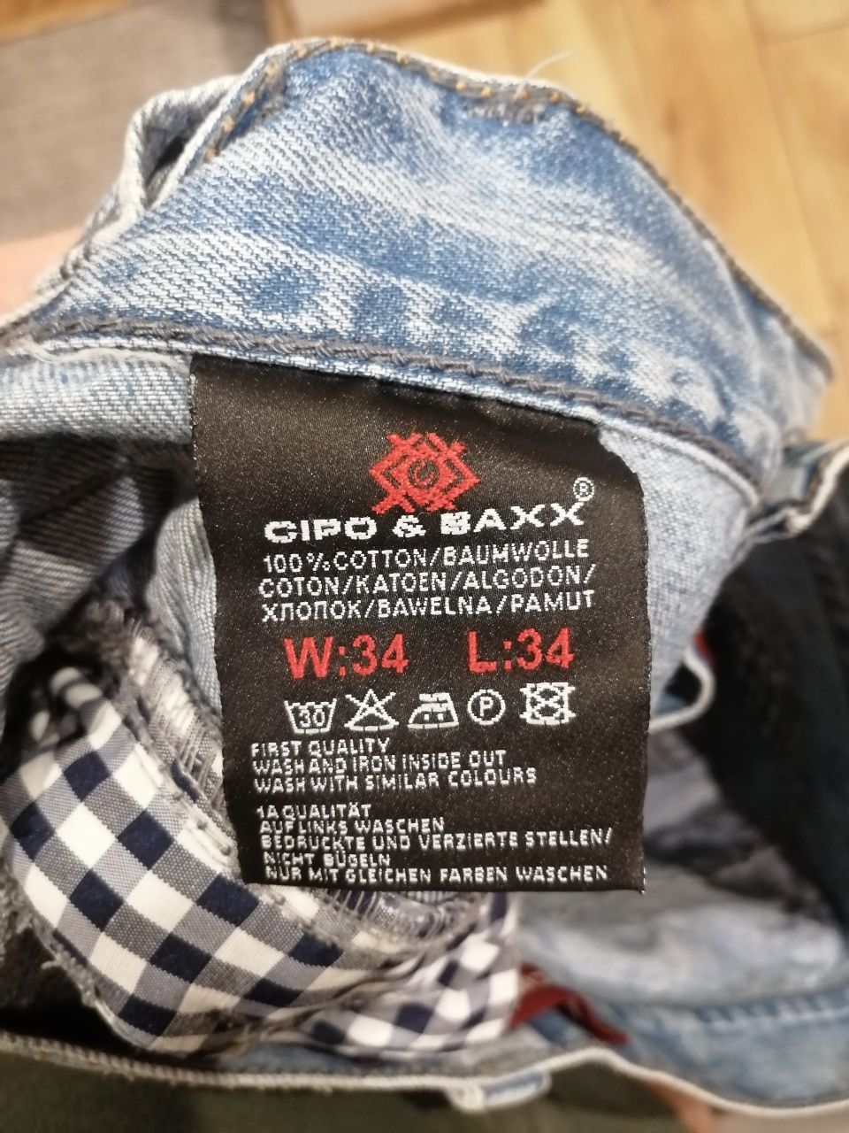 Spodnie męskie jeans Cipo Baxx 34/34