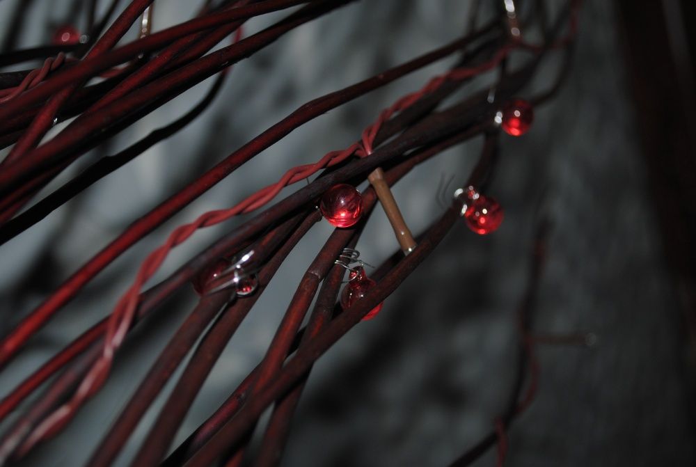 Декор для дома сада новогоднее рождественское дерево LED ветки