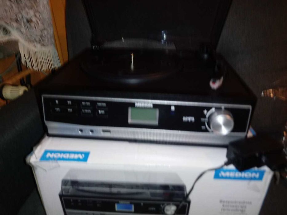 Mp3 Usb nagrywanie z płyt winylowych wbudowany wzmacniacz z głośnikami