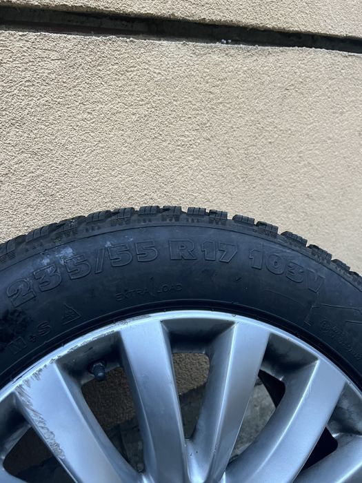 Диски з гумою 235 55 17 tigar 24рік диски 5х112 vw
