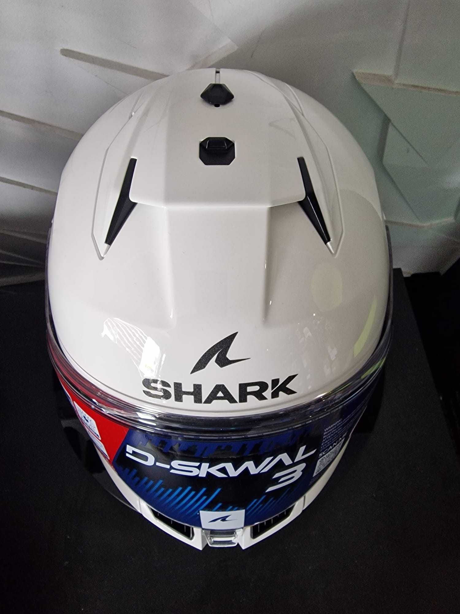 Kask Shark D-Skwal 3 Blank White 'XS 'S 'M 'L 'XL GRATISY!