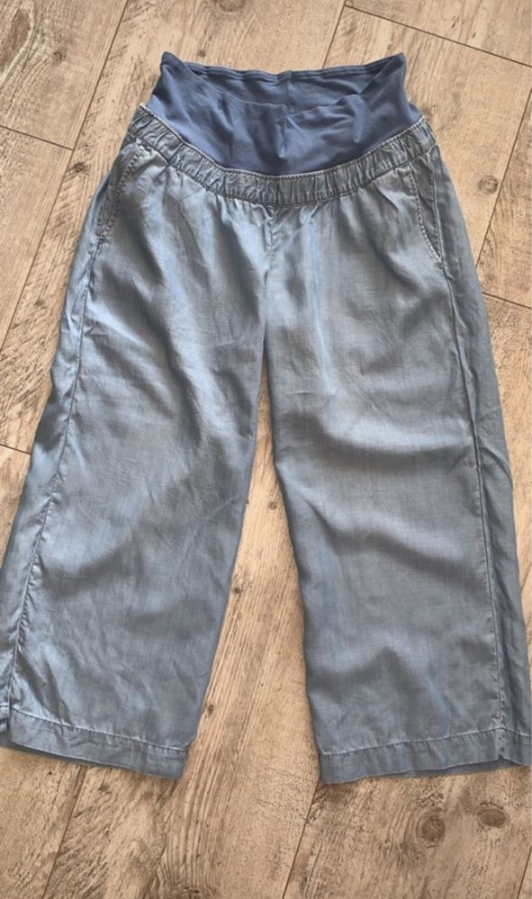 Spodnie ciążowe H&M Mama jeans lyocell tencel roz. M super wygodne