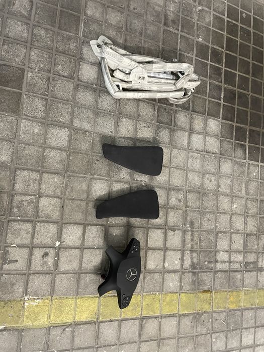 Parachoques, grelha, air bags mercedes w204