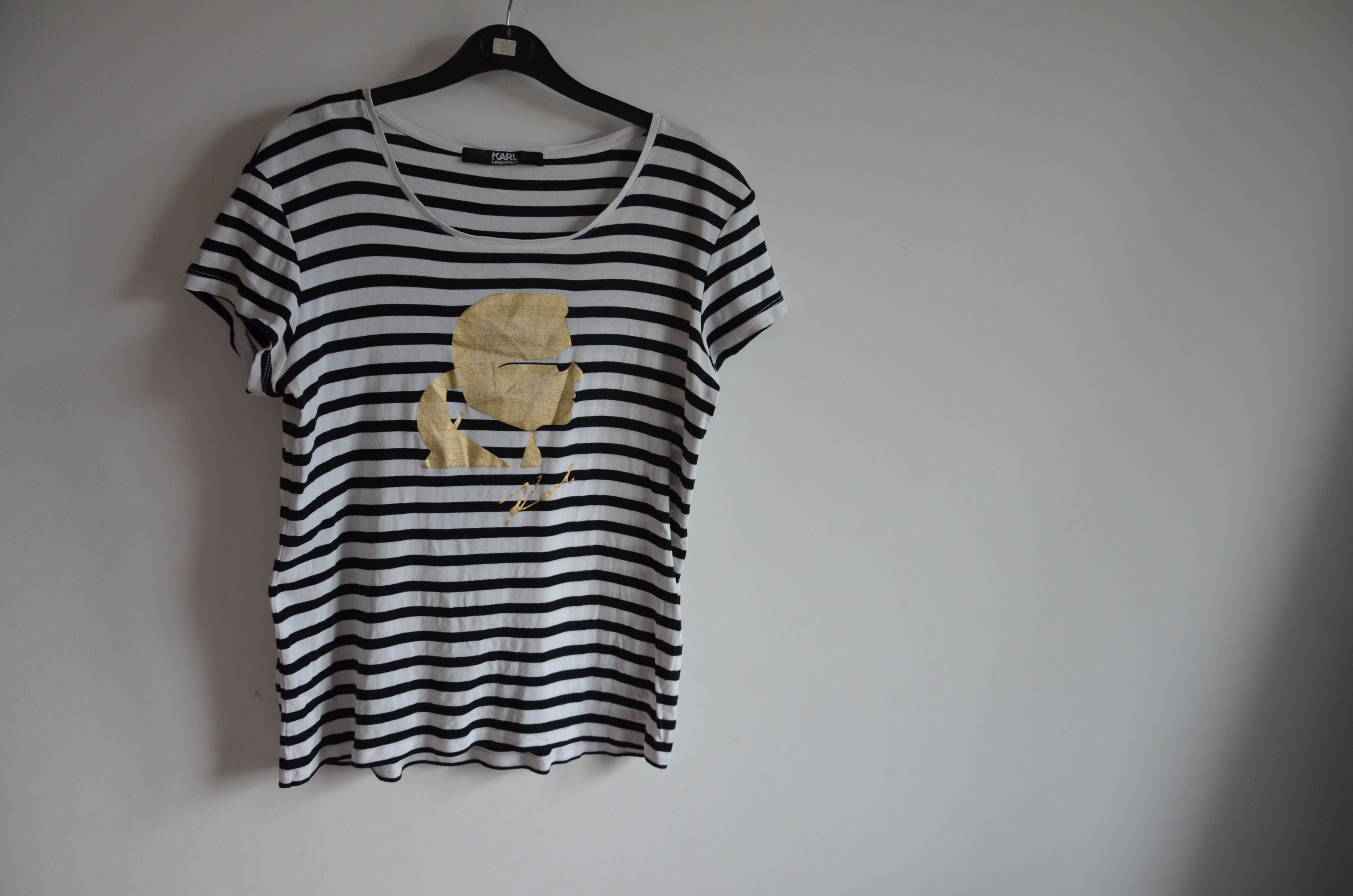 t-shirt Karl Lagerfeld r. S w paski