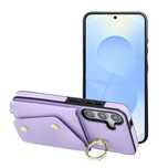Futerał portfel WONDER dla SAMSUNG S25 EDGE liliowy
