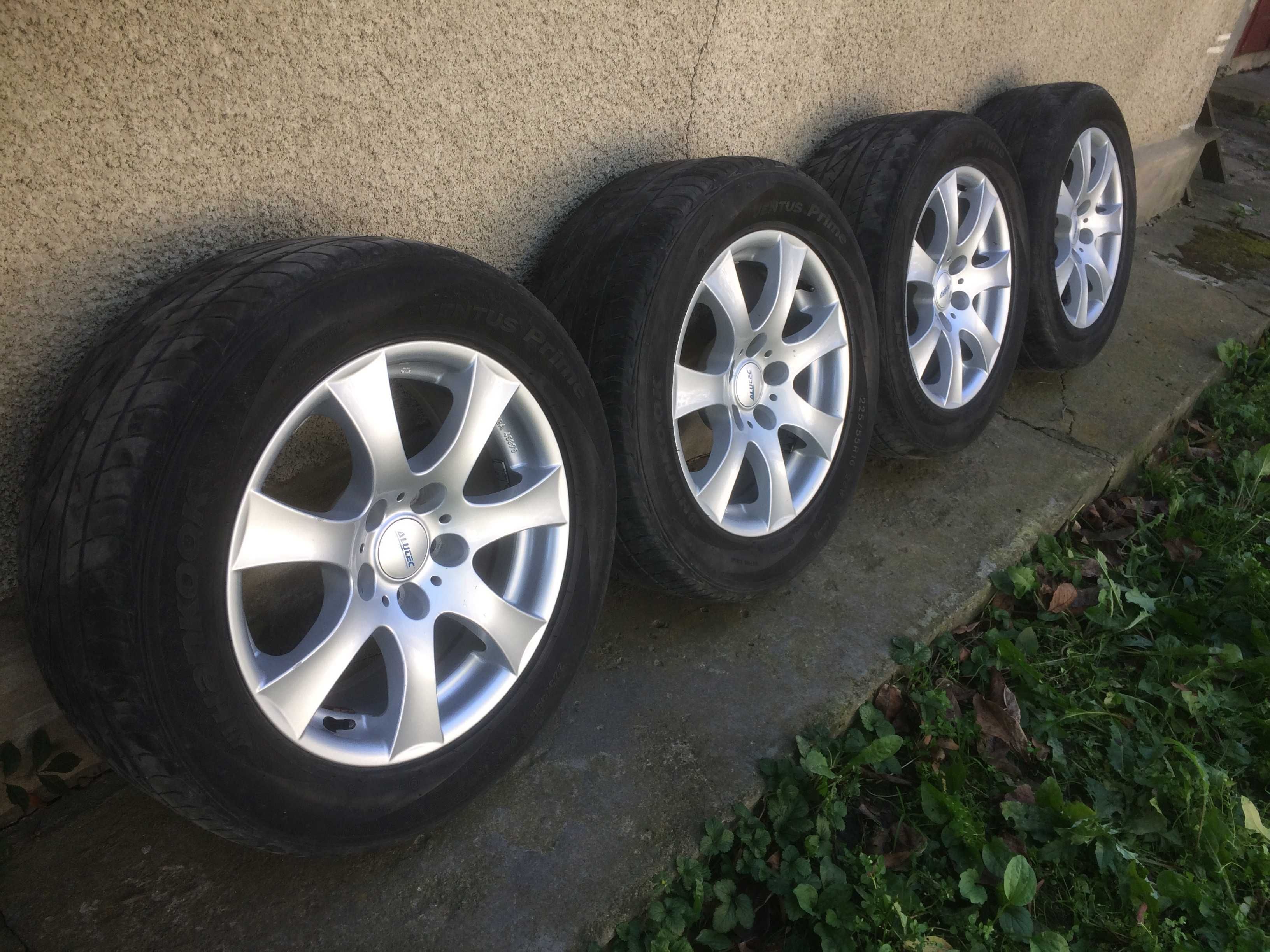 Титани Диски ALUTEС r16 шини резина 225/55 bmw 3-5-7 wv t5 trafik