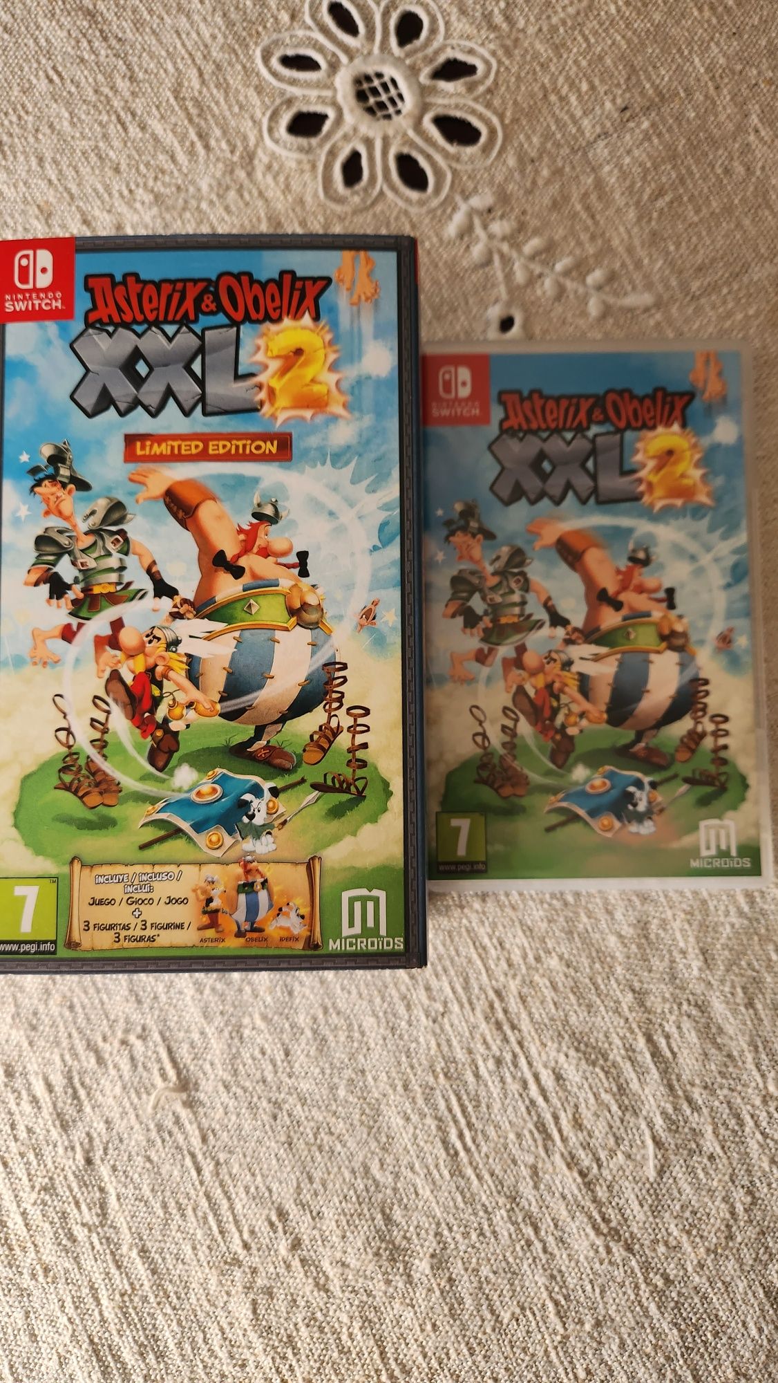 Asterix e obelix xxl2 edição limitada nintendo switch