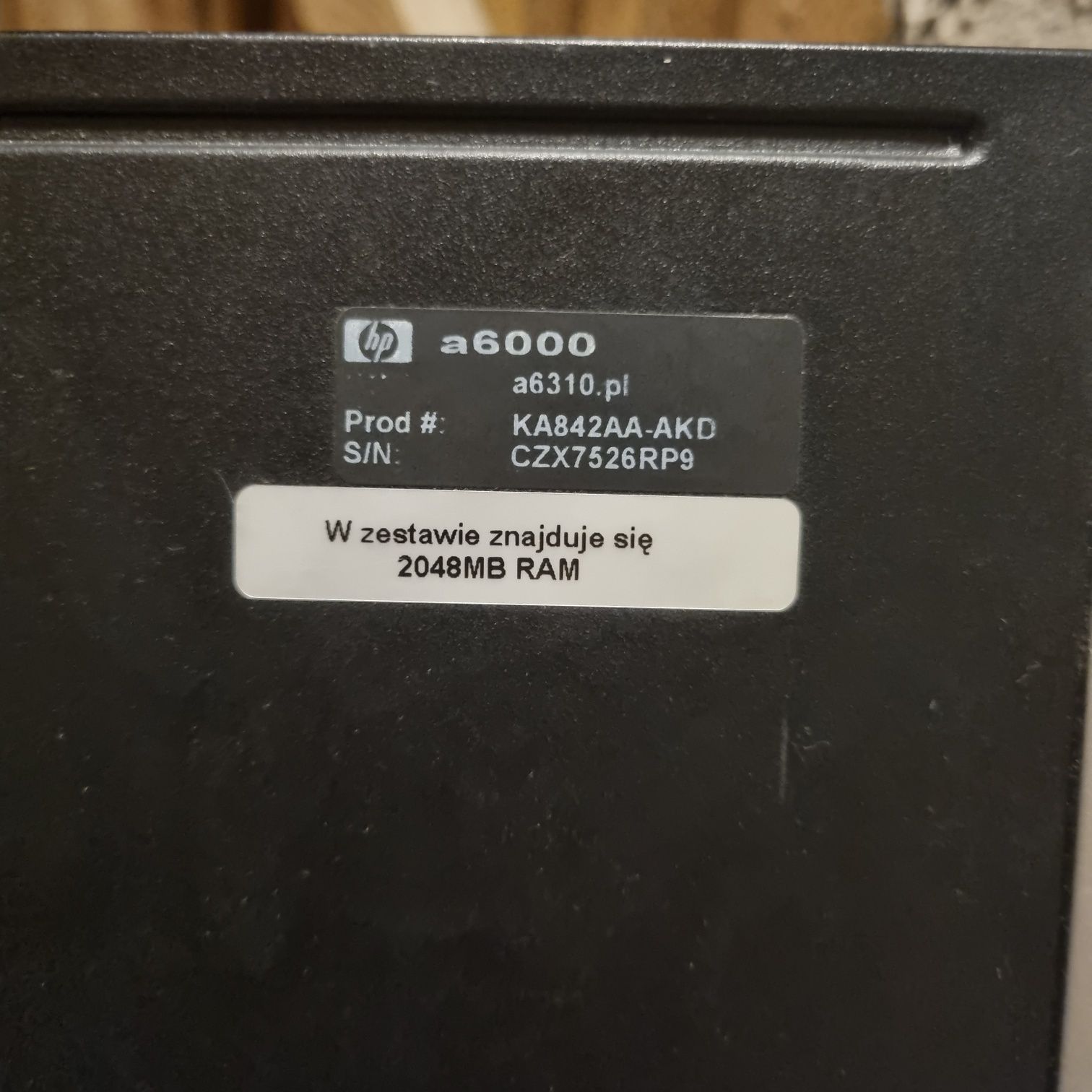 Monitor hp v220 lcd komupter stacjonarny hp