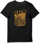 Koszulka męska dla motocyklisty classic rider czarna 3XL