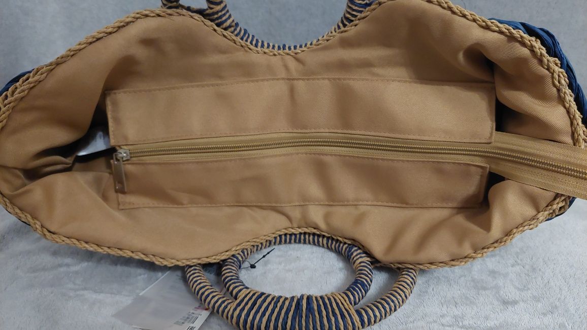 Nowa torba do ręki z naturalnych traw Orsay