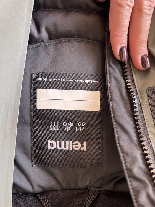 Пуховик парка зелена Reima 110