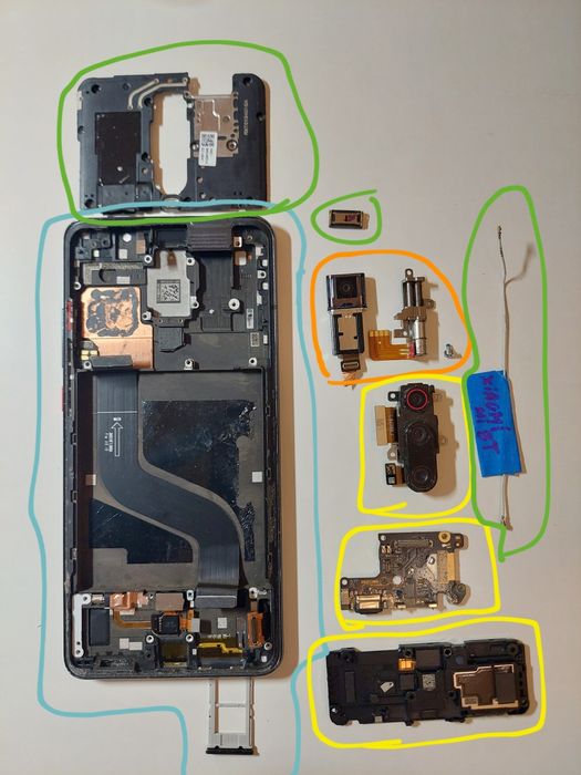 Części zamienne pochodzące z oryginalnego telefonu Xiaomi Mi 9T