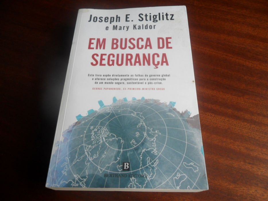 "Em Busca de Segurança" de Joseph E. Stiglitz e Mary Kaldor