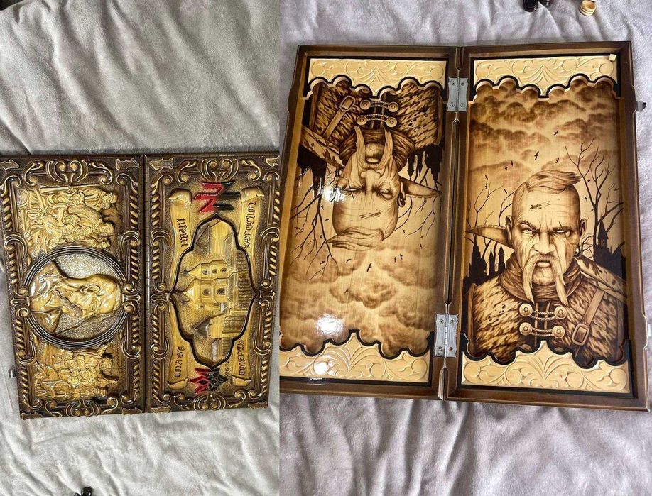 Шахи та нарди з натурального дерева Дуб Ясен Липа від виробника