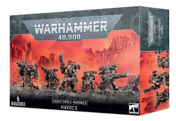 Warhammer 40000 Chaos Space Marines Havocs
