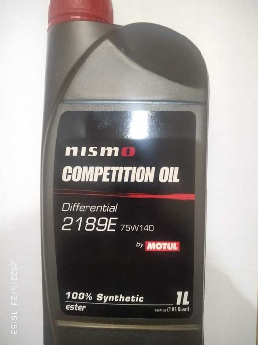 Olej przekładniowy NISMO Motul 75w140, nissan GTR