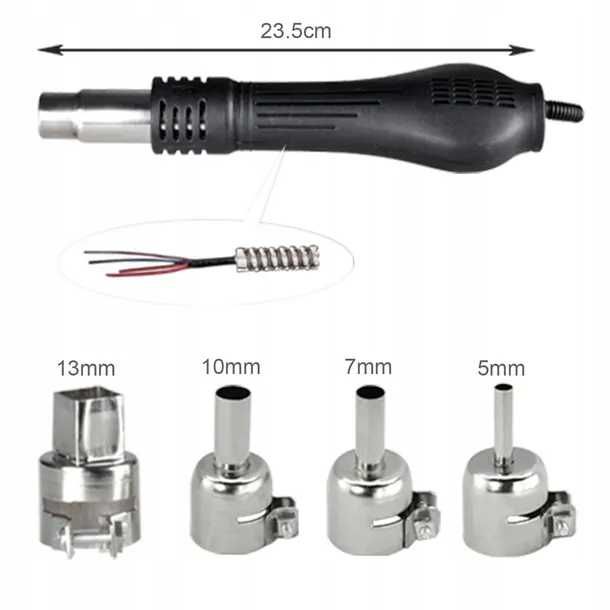 Spawarka do Plastiku 2w1 4 dysze