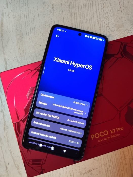 Poco X7 Pro Iron Man Edition