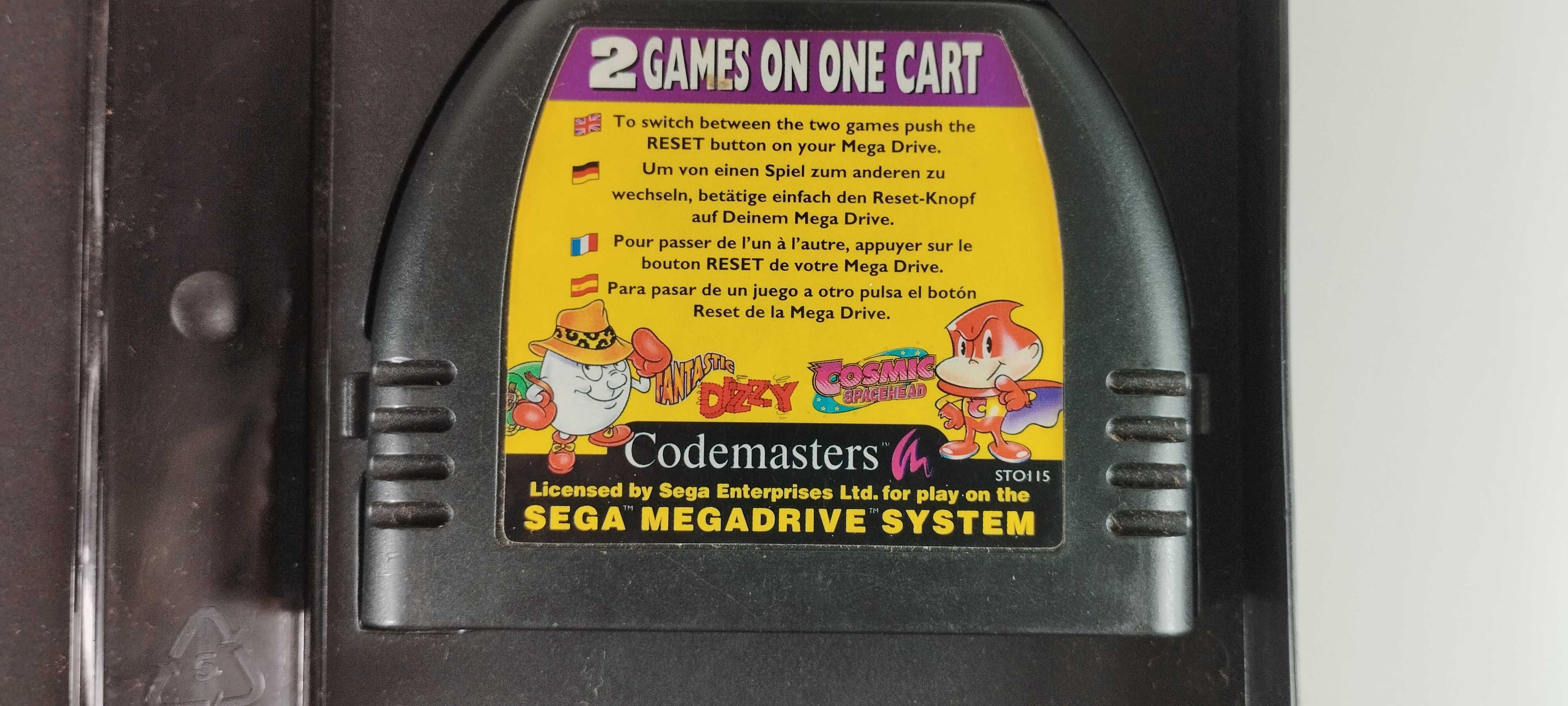 Fantastic Dizzy & Cosmic Spacehead Sega Mega Drive