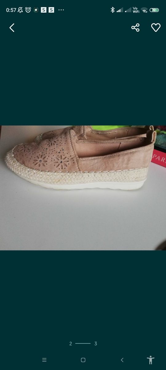 Espadryle 37 ccc