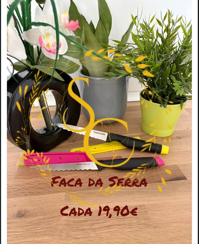 Facas da serra - tupperware