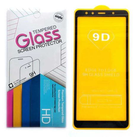 Защитное стекло 9D на для Samsung Galaxy A7 A750 2018 самсунг