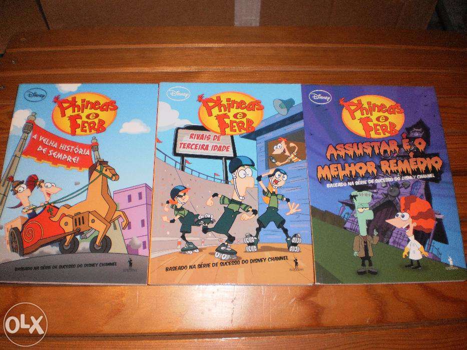Livros Phineas e Firb