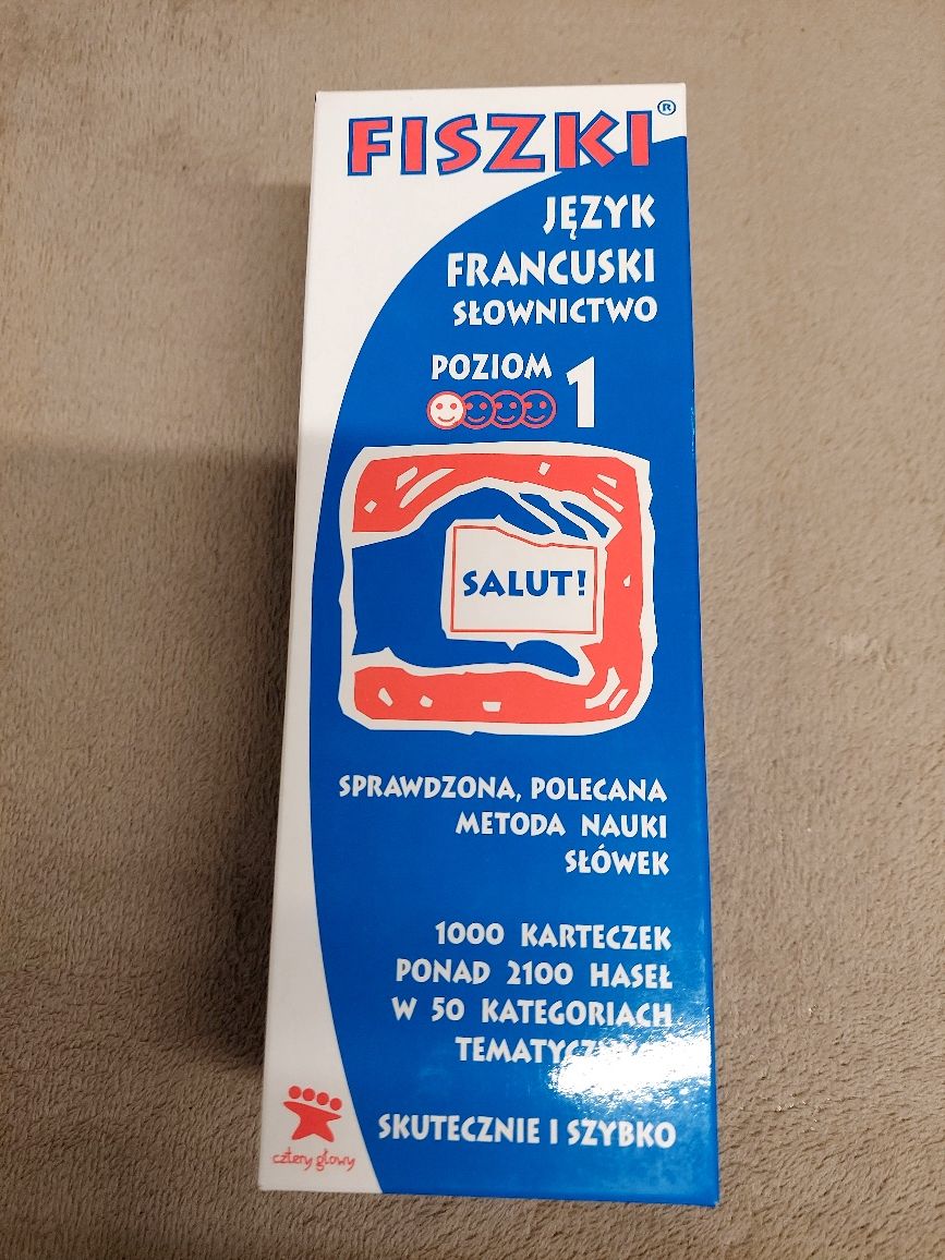 Język francuski poziom 1 - Nowe Fiszki do nauki