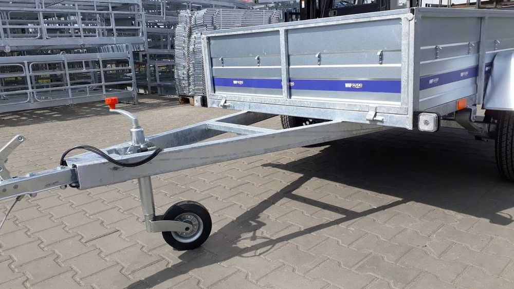 Przyczepka Suski 210x125x100 Resor amortyzator SOLIDNA DOSTAWA