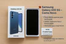 Samsung Galaxy A55 5G 128GB - Novo, Caixa Aberta apenas p/ verificação